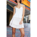 John Galt Women's White Archie Bow Tank Top T-Shirts, Hoodie, Sweatshirt | GrindPrints.com