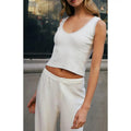 John Galt Women's White Basic Scoop Tank Topstyle{n002}2 T-Shirts, Hoodie, Sweatshirt | GrindPrints.com
