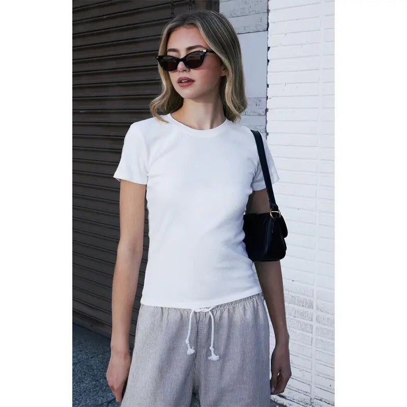 John Galt Women's White Basic T-Shirt Hoodie, Sweatshirt | GrindPrints.com