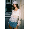 John Galt White Lace Long Sleeve Top T-Shirts, Hoodie, Sweatshirt