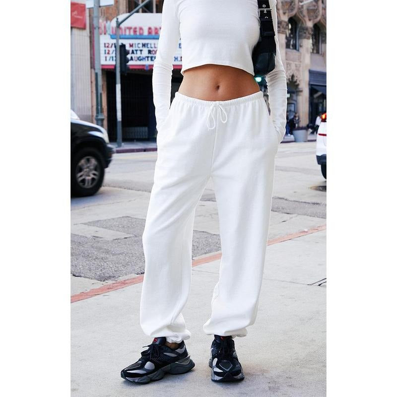 John Galt Women's White Rosa Sweatpantsstyle{n002}2 T-Shirts, Hoodie, Sweatshirt | GrindPrints.com