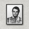 John Gotti The Teflon Don Mugshot, Famous Mugshots, Mafia Print, Man Cave Wall Art, John Gotti Print, Museum Quality...