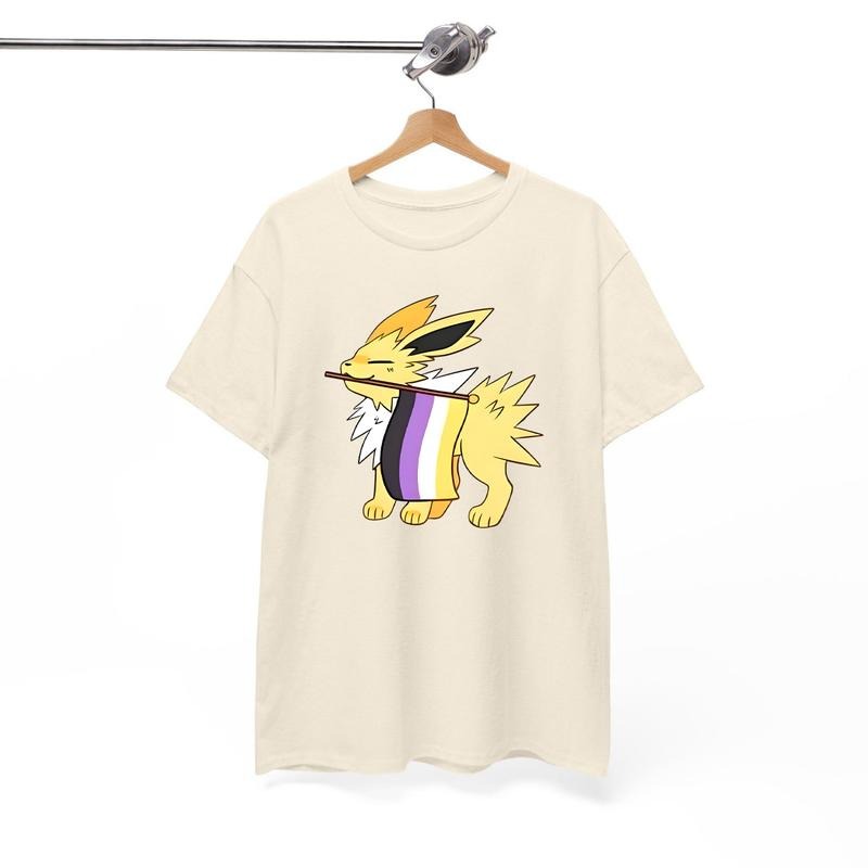 Jolteon Nonbinary Pride Flag Nonbinary Jolteon Shirt "LGBTQ+ Jolteon Nonbinary Pride LGBT Shirt Pride Month Love Is Love T-Shirts, Hoodie, Sweatshirt