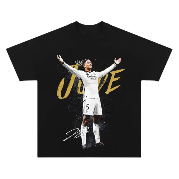 Jude Bellingham T-Shirt, Jude Bellingham Graphic Tees, Unisex Soccer Shirt, Sport Merch, Gift For Fan, Cotton comfort...