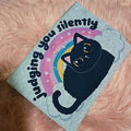 Judging you silently Rainbow Cat Graphic Tee Hoodie, Sweatshirt | GrindPrints.com