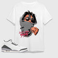 Juice 999 Cement Grey, 3S Cement Grey, Rap Tee Match Sneaker Cotton Menswear Hoodie, Sweatshirt | GrindPrints.com