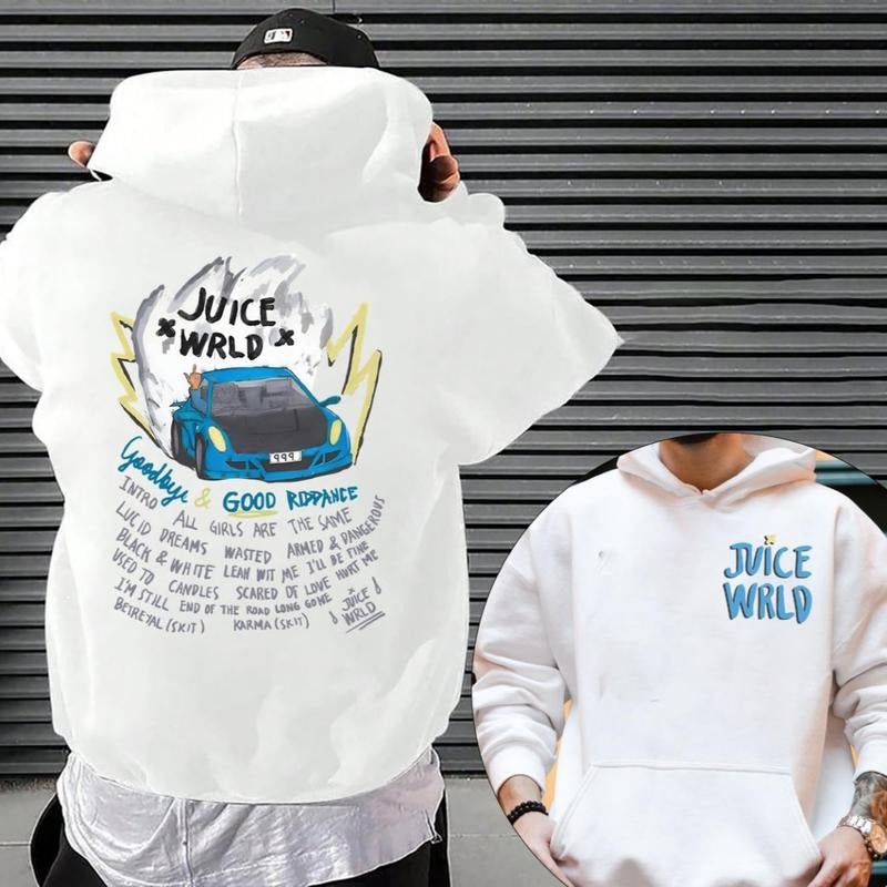 Juice Wrld Hoodie, Rapper Juice Wrld Music Album Sweatshirt, T-Shirt | GrindPrints.com