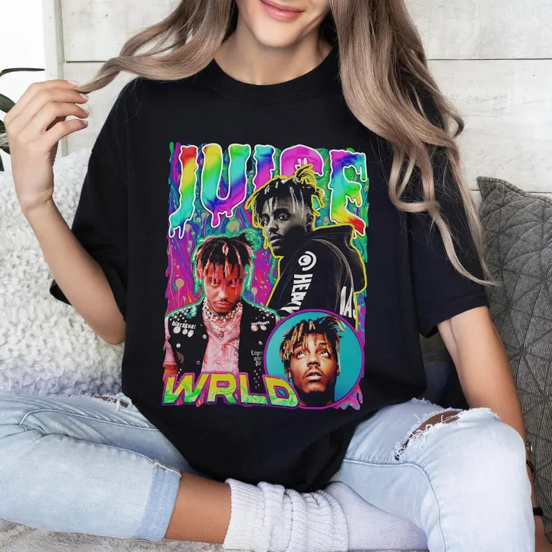 Juice Wrld T-shirt The Party Never Ends Sweatshirt Juice Wrld 999 Hoodie Juice World The Pre Party Graphic Bootleg Rap...