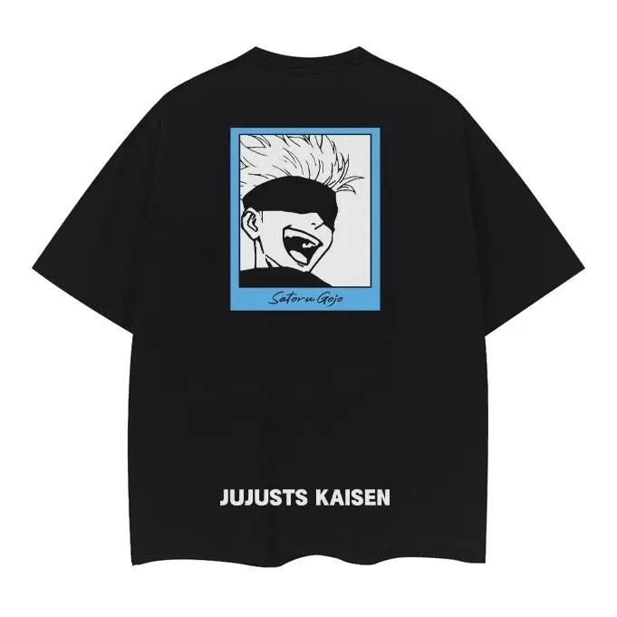 Jujutsu Kaisen "Satoru Gojo" Heavyweight Vintage Tee 100% Cotton OVERSIZED Anime T-shirt Menswear Top Casual Streetwear...