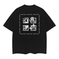 Jujutsu Kaisen "The Four" Heavyweight Vintage Tee 100% Cotton OVERSIZED Anime T-shirt Menswear Top Casual Streetwear...