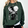 Jujutsu Kaisen Characters Tshirt Crewneck Hoodie Comfort Cottonstyle{n002}2 Sweatshirt | GrindPrints.com