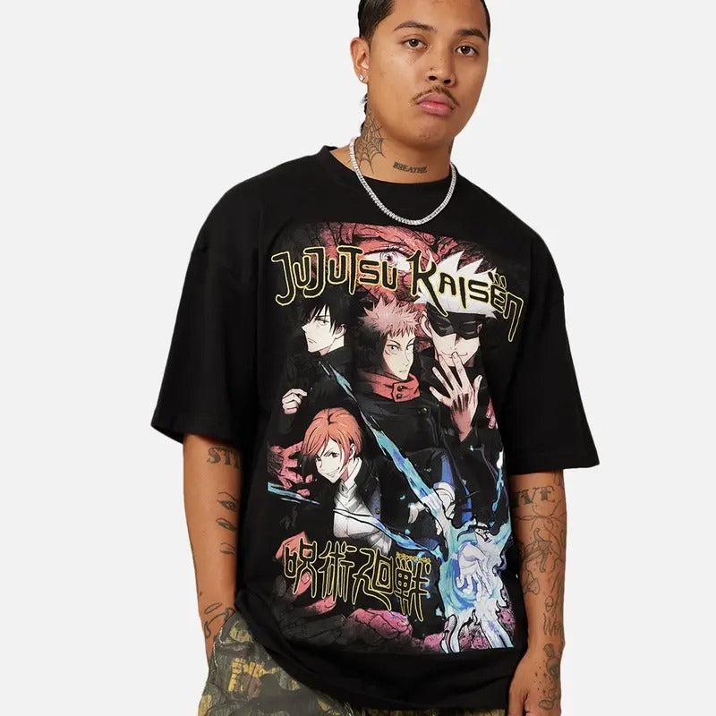 Jujutsu Kaisen Man T-Shirt Trending Movie T shirt Vintage 90s T-shirt gift for Movie fans gift for him gift for her...