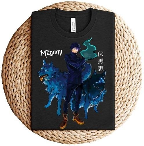 Jujutsu Kaisen Megumi Fushiguro Shirt - Anime Streetwear for Him - Japanese Manga T-Shirt Collection Tshirt Sweatshirt,...