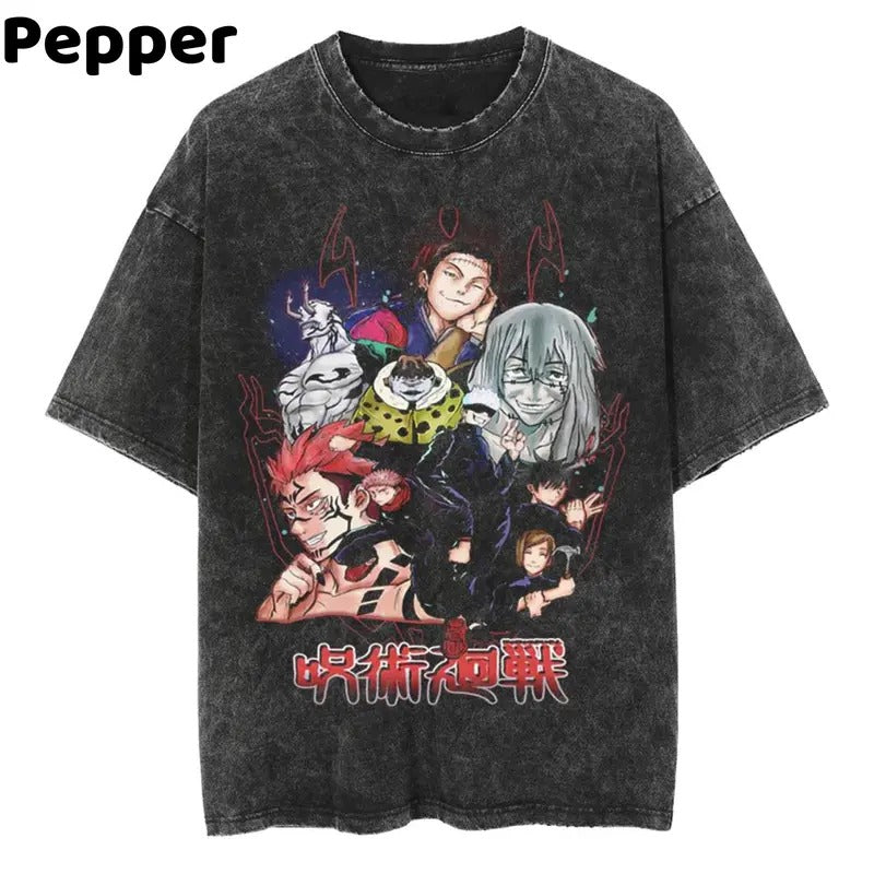 Jujutsu Kaisen Society Shirt, Sukuna Shirt, Ryomen Sukuna Shirt,Anime Shirt Menswear Top Underwear Streetwear Tshirt...
