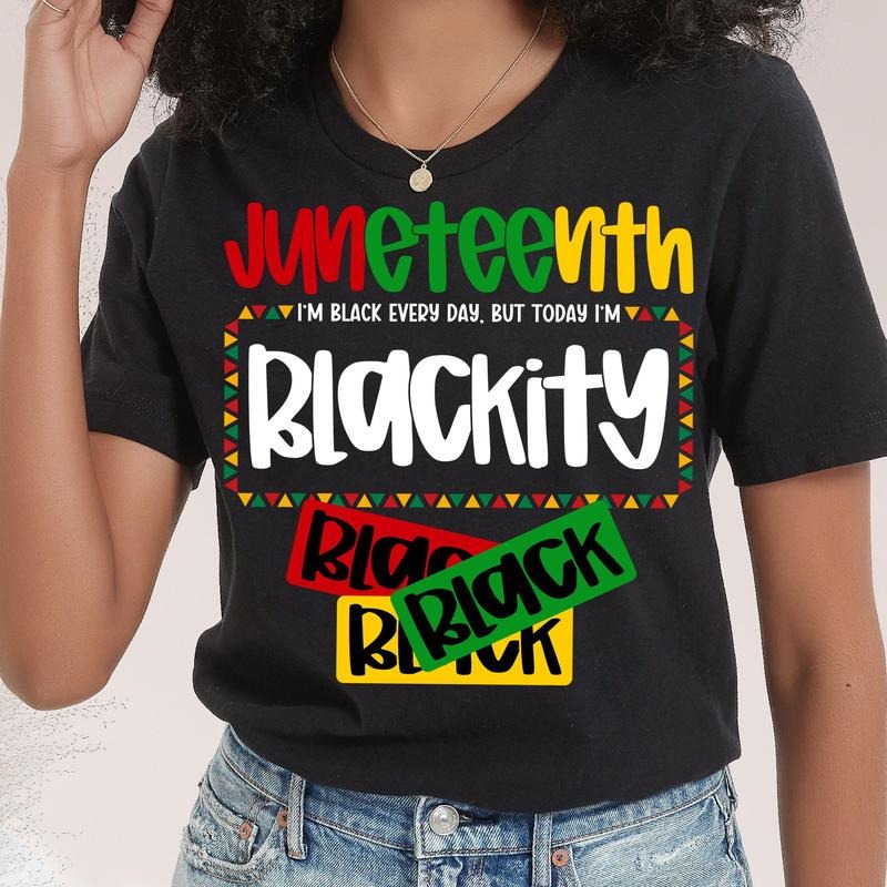 Juneteenth 1865 T-shirt, Free-ish Shirt, 1865 Freedom Day Tees, Black Woman Pride T-shirt, African American Shirt, Gift...
