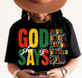 Juneteenth God Says I am T-shirt, Free-ish Shirt, 1865 Freedom Day Tees, Independence Day T-shirt, Black History Shirt,...