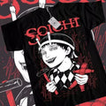 Junji Ito Souichi T-Shirt Horror Japan Guro Anime Manga Black Shirt Tee All Size Hoodie, Sweatshirt | GrindPrints.com