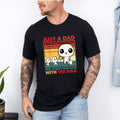 Just A Dad Who Came Back With The Milk Shirt, Funny Father's Day Shirt, Funny Dad's Birthday Gifts, Father's Day Apparel...
