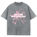 Just A Girl Who Loves Jesus Unisex Washed T-Shirt, Christian Jesus  t shirts, Vintage 90s Graphic Tee Gift Cotton Top...