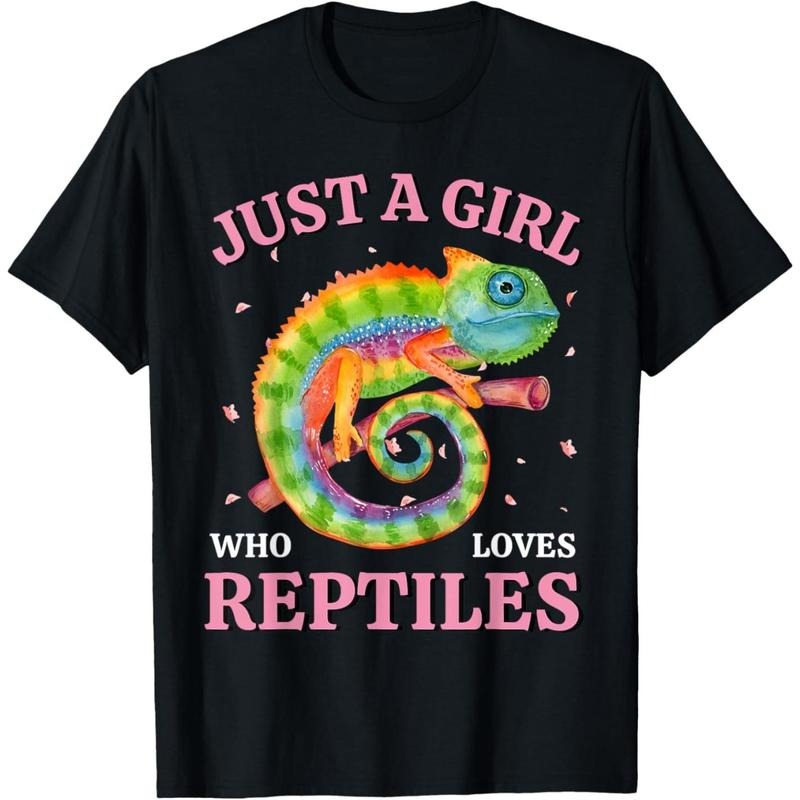 Just Girl Who Loves Reptiles Funny Lizard Lover Made Usa T-Shirts, Hoodie, Sweatshirt