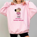 Just A Lowkey Chill Girl Hoodie, Coquette Dog Meme Graphic Hoodies, Funny Dog Hoodie, Chill Girl Down Town Outfits...
