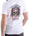 Just Here To Bang July 4th Funny T Shirt Unisex Cotton with Patriotic Skull Design Hoodie, Sweatshirt | GrindPrints.com