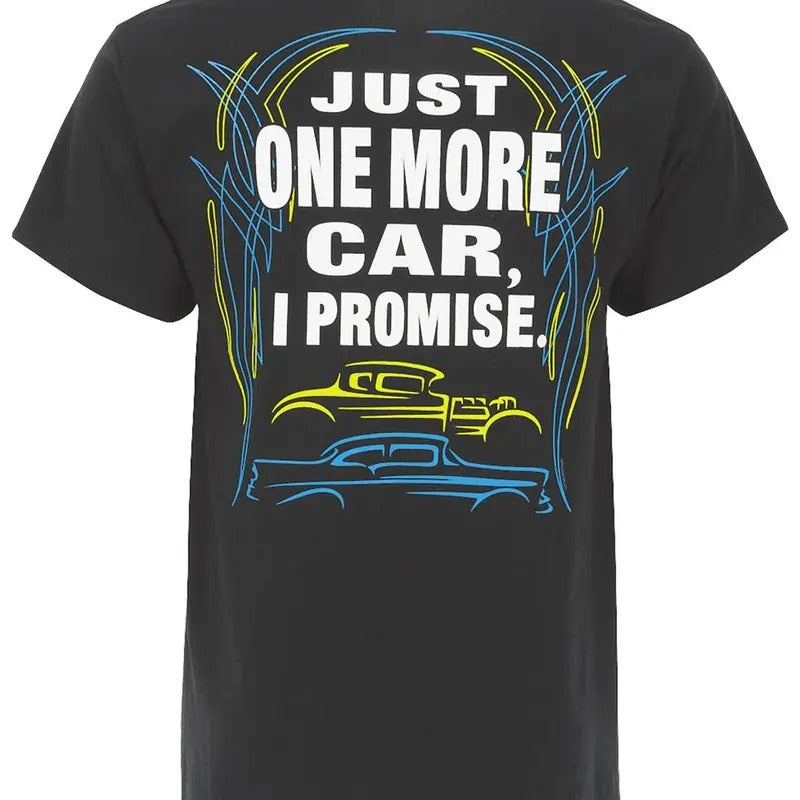 Just One More Car T-Shirts mens  clothing Cotton Crewneck Hoodie, Sweatshirt | GrindPrints.com