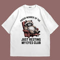 Just Resting My Eyes T-Shirt Gift For Football Fan Comfortable Fit for All-Day Wear Hoodie, Sweatshirt | GrindPrints.com