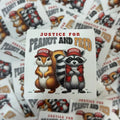 Justice Peanut and Fred Sticker! T-Shirts, Hoodie, Sweatshirt | GrindPrints.com