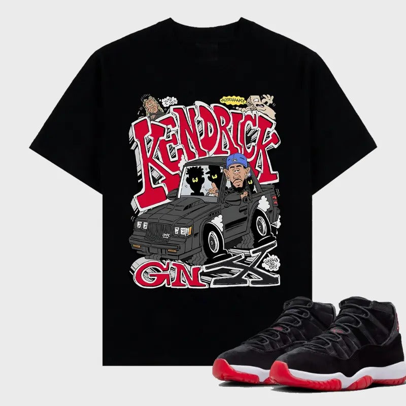 K Dot GNX Album Graphic Tee, Y2k Streetwear Short Sleeve Unisex Cotton T-shirt Hoodie, Sweatshirt | GrindPrints.com