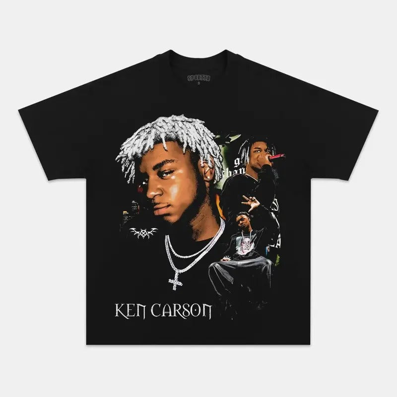 K3n C4rson T-Shirt Vintage Rapper Graphic Tee Shirt Rap Hip Hop Shirt for Men Women Streetwearstyle{n002}2 Hoodie, Sweatshirt