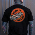 KEEP IT TWISTED Motor Head Graphic Casual Print T-shirt -  Sweatshirt
