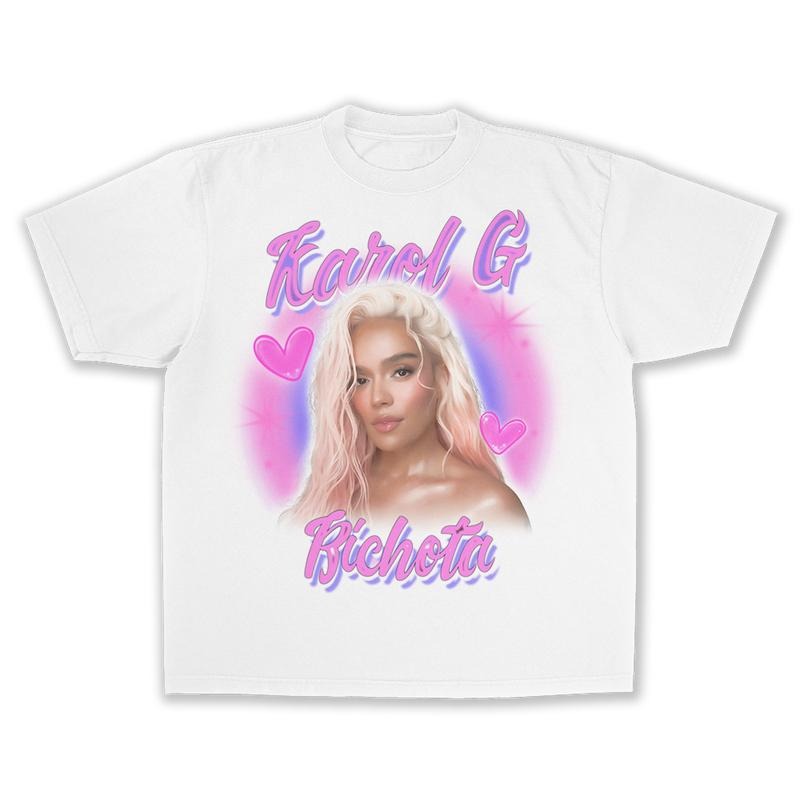 KG BICHOTA AIR BRUSH T Shirt Hoodie, Sweatshirt | GrindPrints.com
