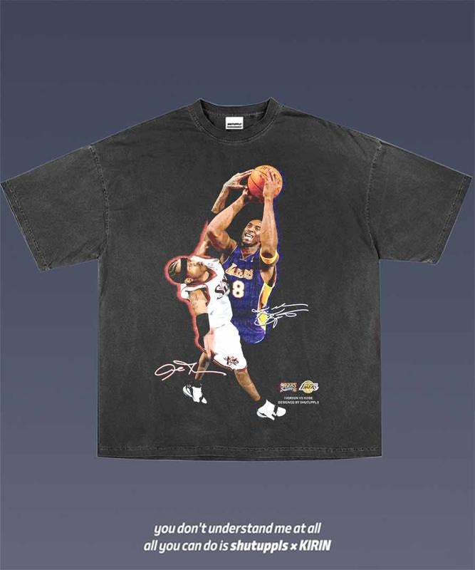KOBE VS IVERSON 2.13 TEE | VINTAGE TEE GRAPHIC T-SHIRT SWEATSHIRT HOODIE | GIFT FOR FAN | GrindPrints.com