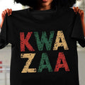 KWANZAA Unisex Tee, Africana Traditional Shirt, African American Cultural, Kwanzaa Candles, Kwanzaa African Holiday Tee...