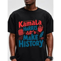 Kamala HARRIS Let's MAKE HISTORY KAMALA HARRIS Black T-Shirts For Men T-Shirts For Men Graphic Cotton T-Shirts For Men...