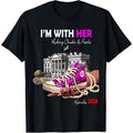 Kamala Harris 2024 I'm With Her Rocking Chucks & Pearls T-Shirt made in usa Hoodie, Sweatshirt | GrindPrints.com
