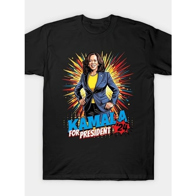 Kamala Harris 2024 T-Shirt Made in USA Hoodie, Sweatshirt | GrindPrints.com