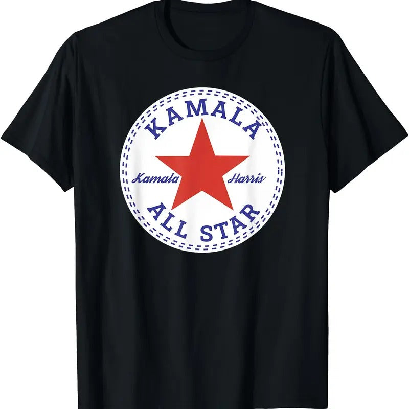 Kamala Harris All Star Logo T-Shirt Hoodie, Sweatshirt | GrindPrints.com