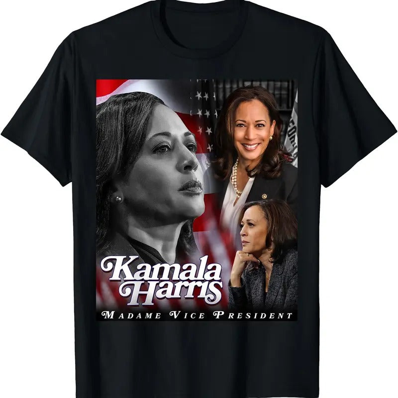 Kamala Harris Madame Vice President T-Shirt Hoodie, Sweatshirt | GrindPrints.com