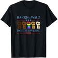 Kamala Harris Tim Walz 2024 Election LGBT Harris Walz Waltz T-Shirt made in usa Hoodie, Sweatshirt | GrindPrints.com