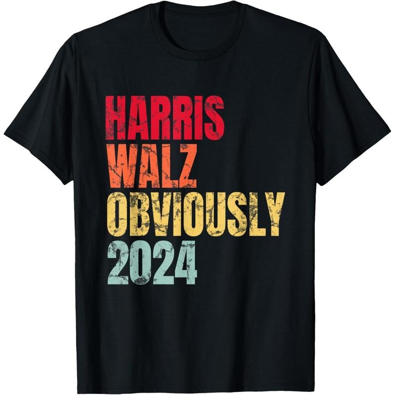 Kamala Harris Tim Walz (Waltz) Harris Walz. Obviously. 2024 Made Usa T-Shirts, Hoodie, Sweatshirt