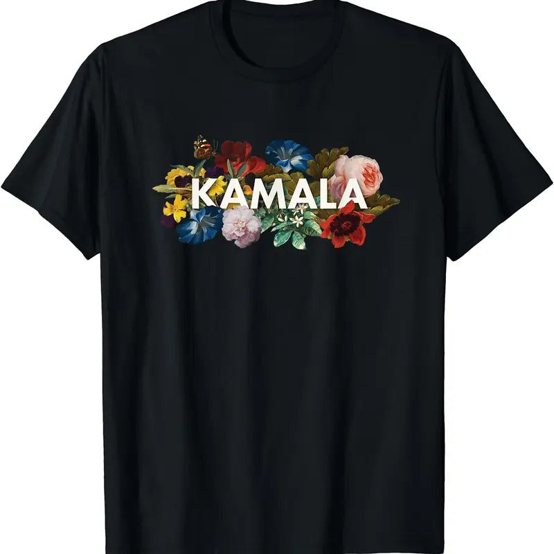 Kamala Harris Vintage Floral Feminine First Female President T-Shirts, Hoodie, Sweatshirt