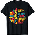 Kamala Harris Waltz Peace Love E Hope Diversity T-Shirt made in usa Hoodie, Sweatshirt | GrindPrints.com