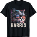 Kamala Harris for President 2024, Funny Cat Graphic T-Shirt made in usa Hoodie, Sweatshirt | GrindPrints.com