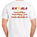 Kamala You'll be Lovin' it T-. Menswear, Crewneck Top Tshirt Cotton Casual t funny meme Hoodie, Sweatshirt | GrindPrints.com