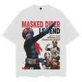 Kamen Rider "BLACK" Heavyweight Vintage Tee 100% Cotton OVERSIZED Anime T-shirt Menswear Top Casual Streetwear Baggy...