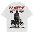 Kamen Rider "Rider No. 2" Heavyweight Vintage Tee 100% Cotton OVERSIZED Anime T-shirt Menswear Top Casual Streetwear...