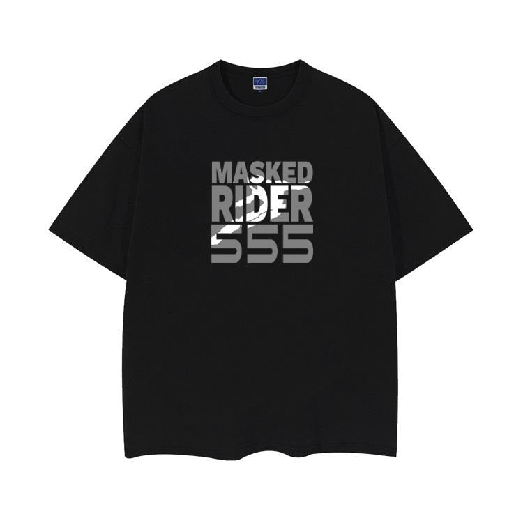 Kamen Rider 555 "Faiz" Heavyweight Vintage Tee 100% Cotton OVERSIZED Anime T-shirt Menswear Top Crew Necks Tshirt Casual...