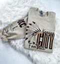 Kansas City Football Sweatshirt Womenswear Unisex Comfy Pullover with Sleeve Print T-Shirts, Hoodie | GrindPrints.com
